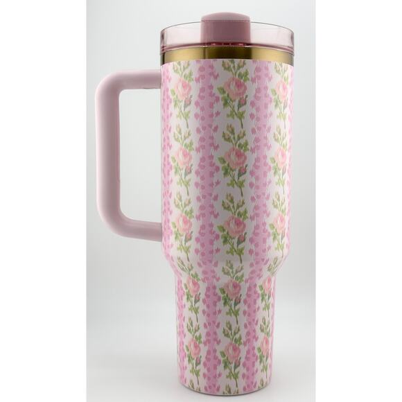 Stanley x LoveShackFancy Quencher | 40 OZ; Blooming Heirloom | New Authentic - Picture 3 of 10